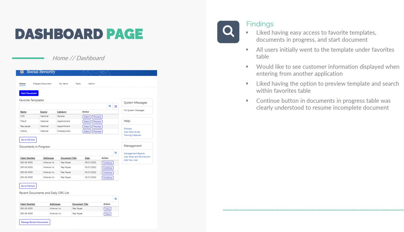How Usability Testing Shaped Design Decisions: Social Security Administration